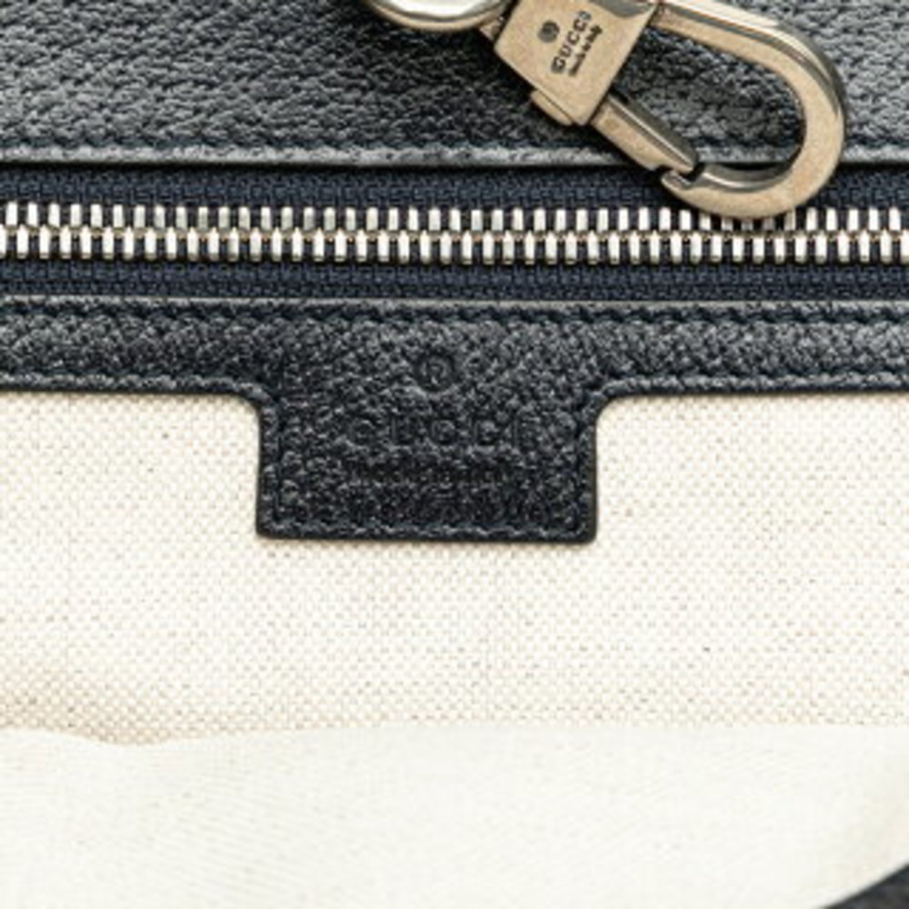 Gucci Gg Supreme Interlocking Gg Medium Tote Navy… - image 6